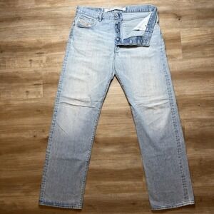 Vintage Diesel Kratt Jeans Men 36x35 Blue Relaxed Straight Baggy Light Wash Y2K